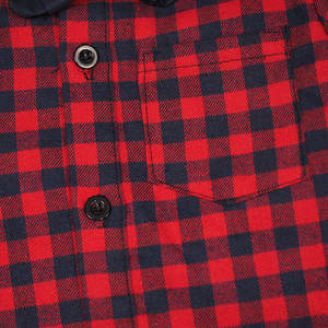 Conjunto Vintage para niños a precios competitivos de Bangladesh YD Woven Check Shirt & Jeans Pant Efecto de lavado suave para niños de todas las edades - Product Image 1