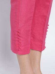 Nouveau lin pour femmes joli pantalon de Yoga confortable coupe ample Leggings couleurs personnalisables été formel mignon durable teint uni - Product Image 2