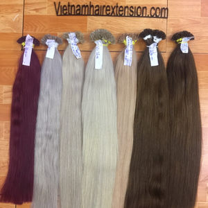 Flat Tip Virgin Remy Human Hair Extension with <b>Strong</b> <b>Glue</b> No Chemicals Soft & Shiny 100g - Product Image 1