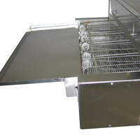 Four à bande transporteuse électrique pour la cuisson des pizzas, équipement de cuisson, 50/60 pizzas/heure, four à pâtisserie en acier inoxydable, fours à bande transporteuse électriques