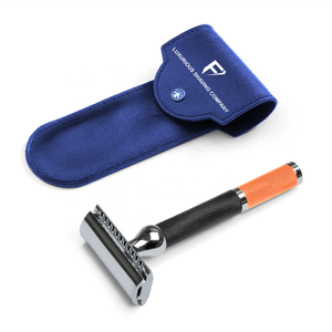 Rasoir de barbier classique à double lame à double tranchant pour hommes et femmes rasage humide avec usage quotidien en laiton/métal de sécurité - Product Image 1