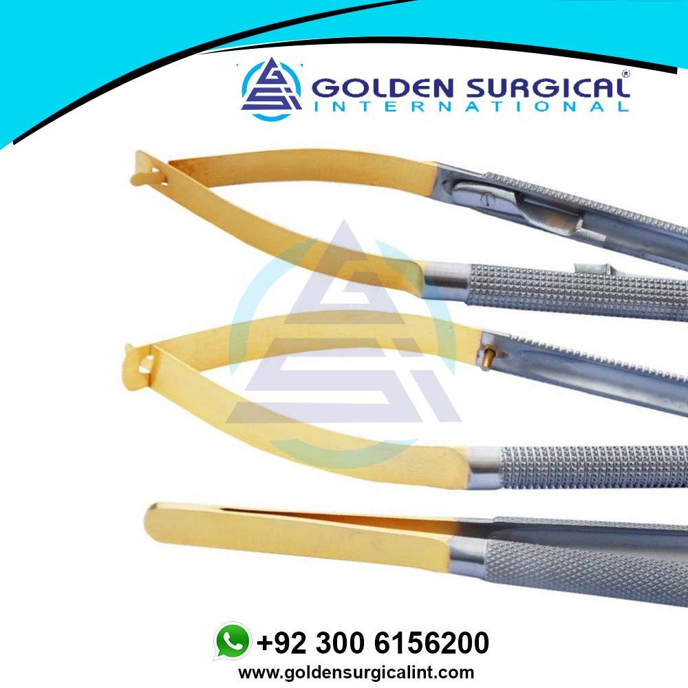 Strumenti Per Chirurgia Plastica Porta-Aghi Castroviejo E Forbici Microchirurgia - Strumento Chirurgico Tedesco, Nuovo Busto Anatomico - Foto 5