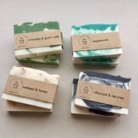 Emballage de savon personnalisé en gros et papier d'emballage, étiquettes de savon privées pour les barres de savon, les bombes de bain