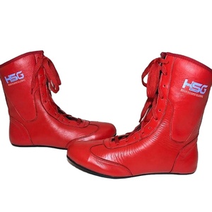 Custom Boxing Shoes boots MMA Fitness Sports Martial art leather Footwear