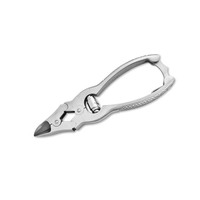 Coupe-ongles incurvé robuste en acier inoxydable de qualité chirurgicale pour podologie, idéal pour les ongles épais et incarnés des doigts et des orteils