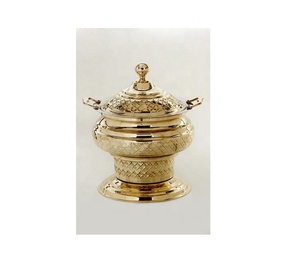 เครื่องอุ่นอาหารทำจากทองเหลืองแบบแฮนด์เมดเครื่องอุ่นอาหารจานร้อน - Product Image 1