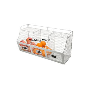 Cesta de Metal decorativa para el hogar Cesta de diseñador hecha a mano de calidad superior Cesta de Metal de lujo hecha a mano de excelente calidad - Product Image 1