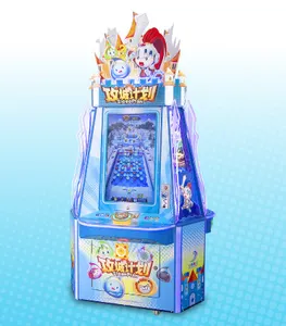 Hot Selling Indoor Lottery Amusement Coin Operated Siege Plan Ticket Redemption Game Machine For Sale