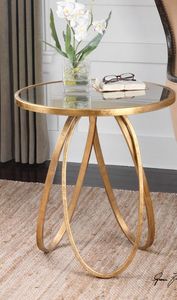 Nordic Modern GOLD ด้านข้างแก้วกาแฟตารางโรงแรมเฟอร์นิเจอร์ mesas de <span class=keywords><strong>Centro</strong></span> - Product Image 6