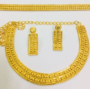 Nuevos fabricantes India mujeres Vintage moda 18 quilates aleación a granel exportado 18 quilates aleación pulseras collares perla regalos Opp - Product Image 5