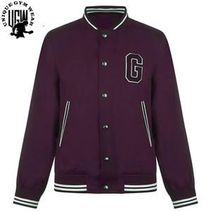 Unisex Custom Coated Button <b>Varsity</b> Baseball <b>Jacket</b> Breathable Men's Winter Bomber Style Stand College Letterman Available 3XL - Product Image 3