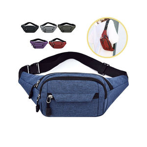 Dernier tout nouveau matériel logo personnalisé sac de taille hommes en plein air étanche sport Jogging sac banane sac - Product Image 2