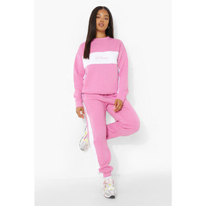 Ensemble survêtement de Jogging pour femmes, Logo personnalisé, survêtement 2 pièces, uniforme d'entraînement pour femme, 2022 - Product Image 2