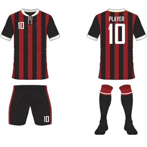 Latest Top Quality Sublimation Soccer Jersey Best Quality Cheap Soccer Uniforms Unique Soccer Jersey Shirt and Shorts For Men - Product Image 2