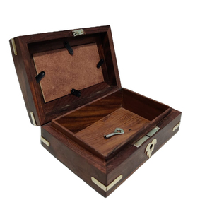 Customized Wooden Pet Cremation Urn <b>Box</b> with Paw Print Design Dog and Cat Ashes <b>Memorial</b> Keepsake Storage Container - Product Image 3