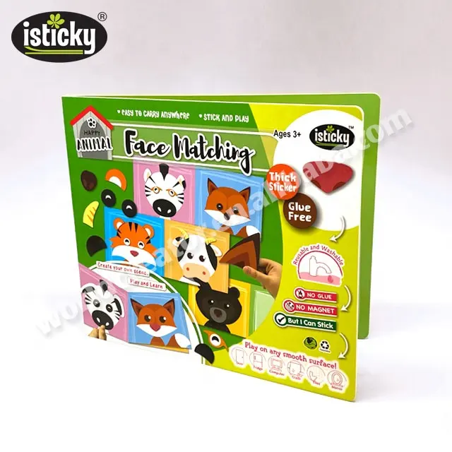 Book Kids Animal Face Matching Toy Book For Kids