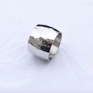 Round Hollow Handmade Design <b>Napkin</b> Rings <b>Silver</b> Polished <b>Napkin</b> Ring Nickel Plated Multi Holes Design Latest Ring Designs - Product Image 5