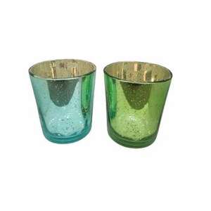 Ensemble de 3 bougeoirs à levier en verre, porte-bougies - Product Image 6