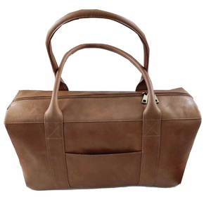 Sac de voyage en cuir véritable Weekender pour Gym Fitness Confortable Shoulder Bagages Outdoor Sports Style - Product Image 1