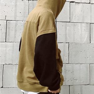 เสื้อฮู้ดผู้ชายทรงโอเวอร์ไซส์ ผ้าฝ้ายแท้ 100% สีพื้น แบบเรียบง่าย แขนยาว สไตล์ใหม่ 2023  ผ้าฟลีซ  สามารถเลือกสีได้ตามต้องการ - Product Image 4