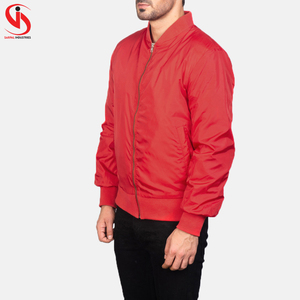 High Quality Custom Quick Dry Windbreaker Bomber <b>Jacket</b> Men Waterproof Winter Delivery <b>Workers</b> Regular Red Bomber <b>Jacket</b> For Men - Product Image 3
