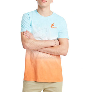 Custom Made 100% Cotton Sublimation T-Shirt New Pattern Dye <b>Printing</b> Knitted Polyester <b>Material</b> - Product Image 5