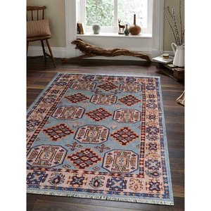 Tapis de luxe en laine et soie, ceinturée à la main, nouveau design, accessoire de salon, collection 2021 - Product Image 3