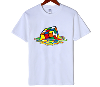 T-Shirt à manches courtes pour homme, haut en coton, à impression numérique, décontracté, à la mode, nouvelle collection 2021