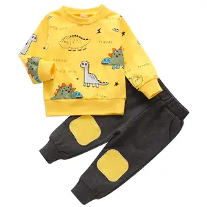 Winter lovely design kid tracksuit children casual wear clothing suits new born sleepwear girl or boy tracksuit sweat suits set