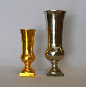 Jarrón de Aluminio Dorado de Lujo Moderno y Exclusivo de Primera Calidad para Centro de Mesa, Decoración de Fiestas y Bodas - Product Image 6