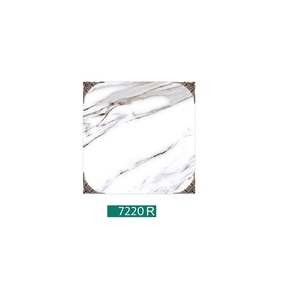 Carreaux de sol polis en porcelaine émaillée brillante de marbre blanc 40x40cm - Product Image 4
