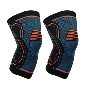 Knitted Colored Ankle Pad With Strap Compression Sleeve Ankle Hot selling compression knee sleeve - Product Image 6