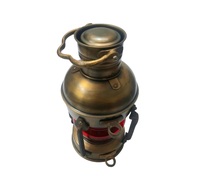 Lampe de bateau nautique vintage antique 11\" en fer, décoration de maison en métal de luxe, éclairage mural en verre, style maritime de luxe
