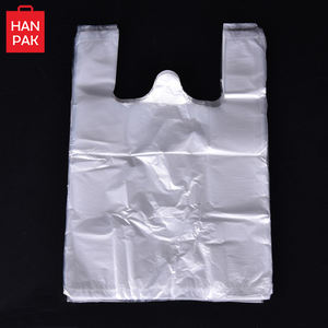 Article chaud! Sac de T-shirt en plastique Hdpe imprimé sur rouleau - Product Image 3