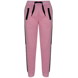 Haute qualité 100% coton coupe conique pantalon de survêtement à la mode surdimensionné tenue décontracté dentelle décoration élastique taille moyenne fermeture - Product Image 2