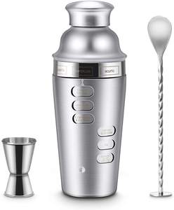 15 Pièces Mixologie Barman Kit Bar Tool Set Barware Set Boston Shaker Set Bar Accessoires - Product Image 1