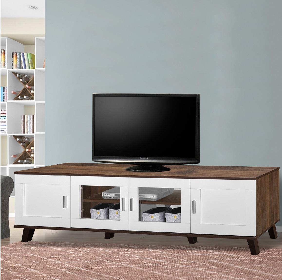 Columbia Walnut & White