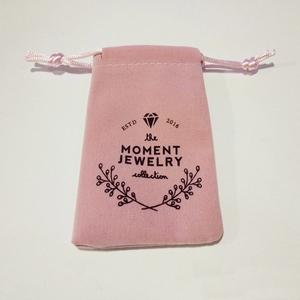 Sac à monnaie en velours Pochette en velours Sac à broderie Sacs à cordon - Product Image 3