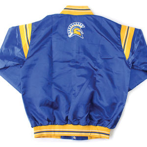 Veste professionnelle en satin avec lettres brodées, couleur personnalisée, pour sports en équipe de Baseball, collège - Product Image 2