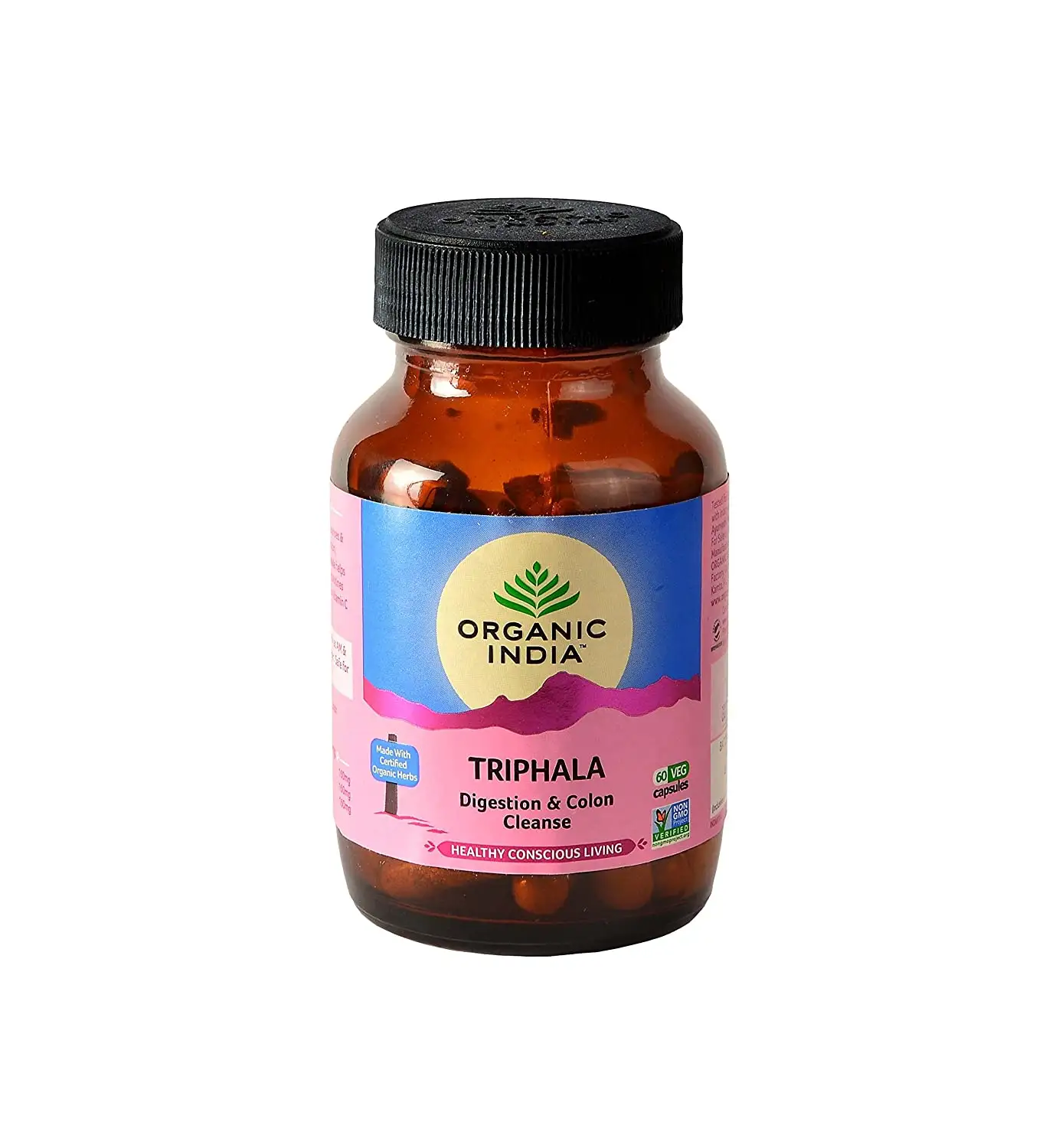 Triphala Kapseln/Reinigungen & Stützen/Kräuter ergänzung Organic India Capsules Powder