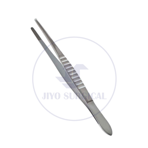 Offres Spéciales 14cm pansement pince à épiler CE approuvé pince à épiler manuelle en acier inoxydable droite dentelée conception disponible différent - Product Image 6