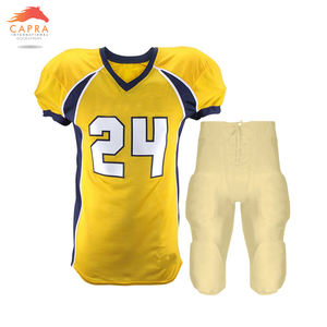 American <b>Football</b> Uniform With Team Name & Number / American <b>Football</b> Uniform In Different Colors - Product Image 4