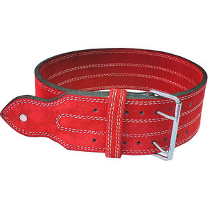 Cinturón de entrenamiento físico antideslizante ajustable de alta resistencia de piel de vaca a precio de fábrica opciones personalizables cuero Original Strongman Power - Product Image 3