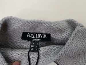 Overrun Branded Label Womens Ladies Casual Cable Knit <b>Baggy</b> <b>Long</b> Pullover Knitted Plain Sweater <b>Jumper</b> Tops Bangladesh Stock Lot - Product Image 5