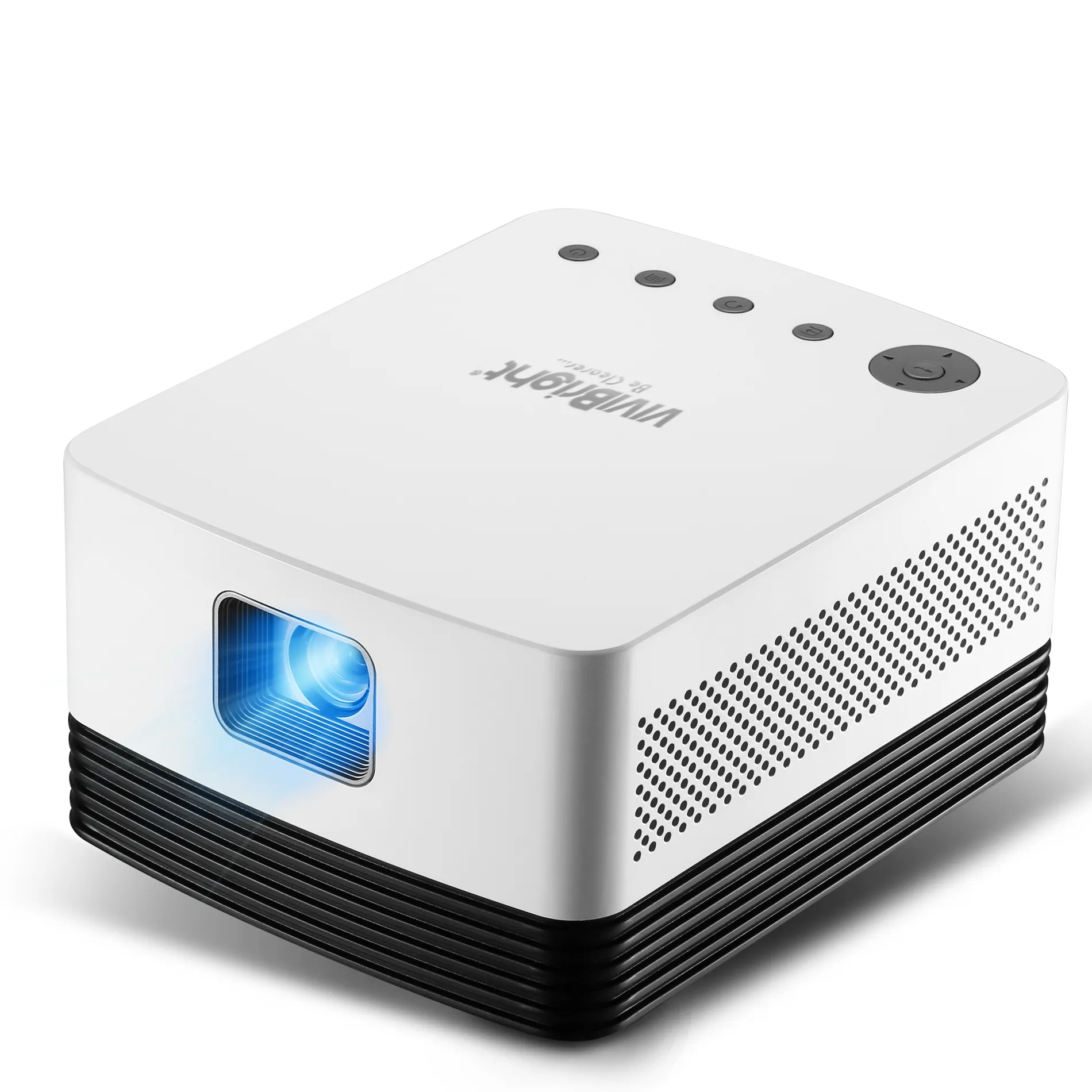 DLP 3D Mobile Smart Mini Projector 4K LED Home Theater RGB LED Android 1080P Portable Pocket Projector