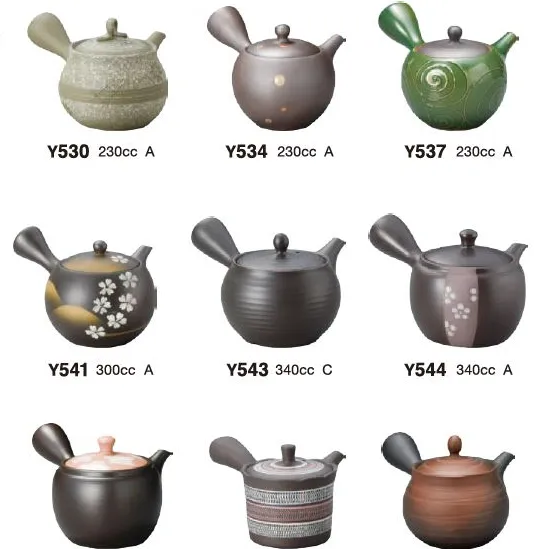 Kyusu กาน้ำชาแฮนด์เมดคุณภาพสูง,กาน้ำชาผลิตในญี่ปุ่นตามสั่ง