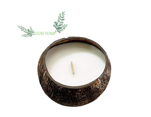 Vendedor caliente 2025 Cuenco de vela de cáscara de coco con logotipo grabado láser gratis para exportación de iluminación y decoración por Eco2go Vietnam - Product Image 4