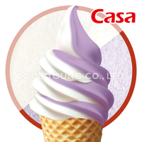 Polvo para Helado de Taro con Certificación HALAL, Mezcla de Polvo para Helado Suave con Sabor a Taro