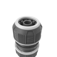 Penyambung Selang Taman ABS Lembut dan Nyaman 13/16/19mm, Konektor Perbaikan Selang 1/2" 5/8" 3/4" untuk Irigasi dan Penyiraman