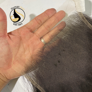 Cabello Natural y liso con cierre de encaje HD, pelo Natural negro con cutícula virgen, calidad superior, venta al por mayor - Product Image 4